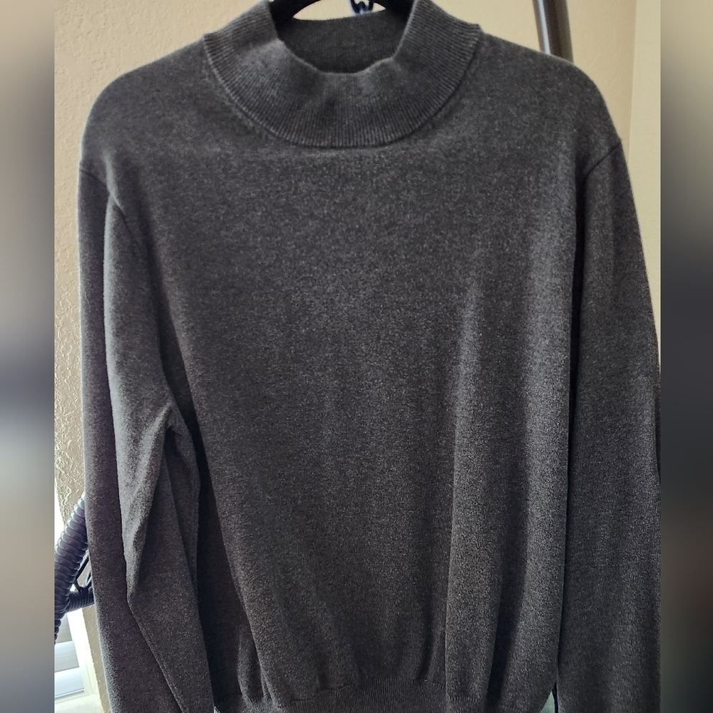 JoS A Bank Mens Pima Cotton Sweater sz L - Picture 4 of 4